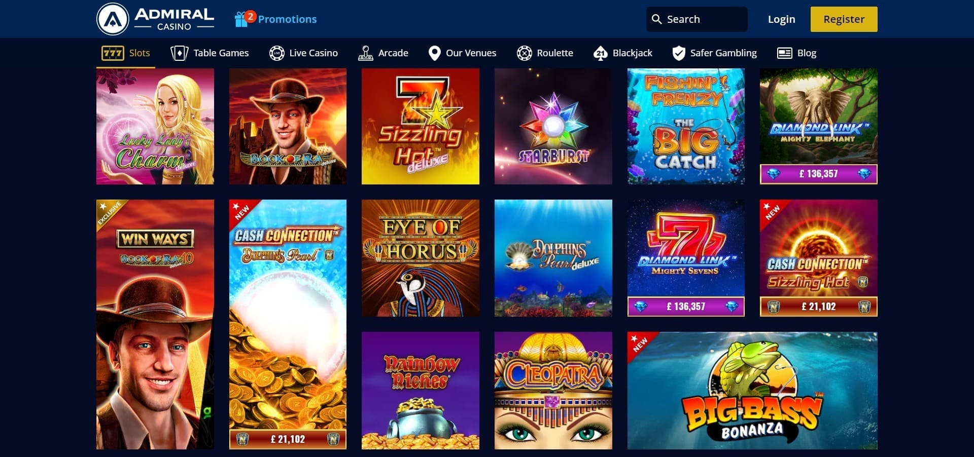 Admiral Casino Review for January 2024 - Sloterman