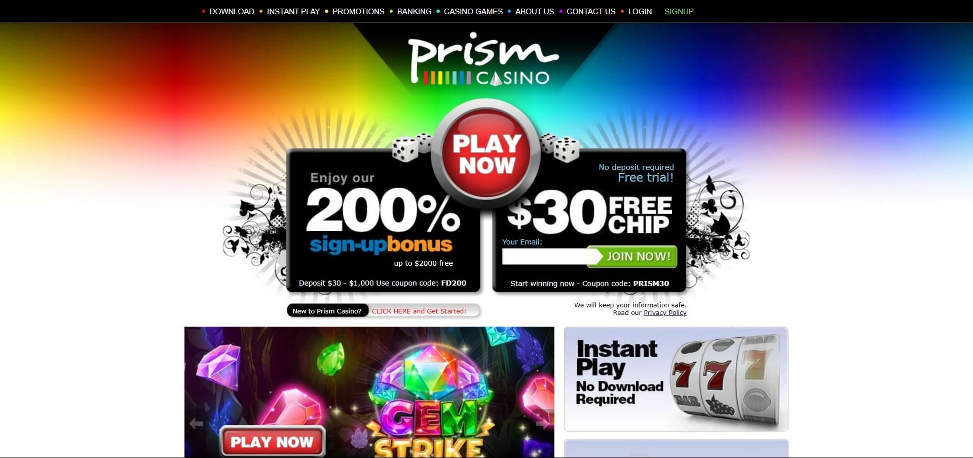 Official website of the Prism