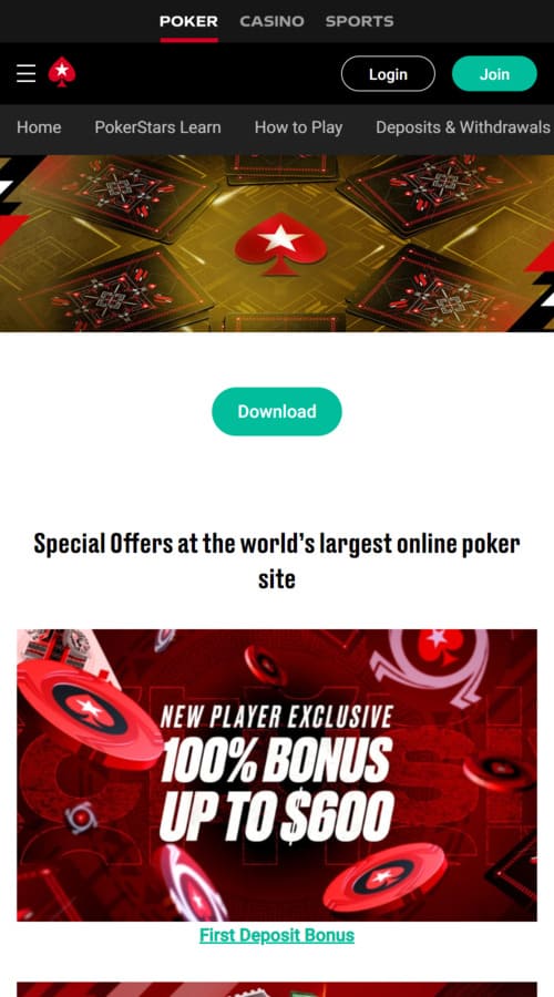 Pokerstars Casino apk bonuses