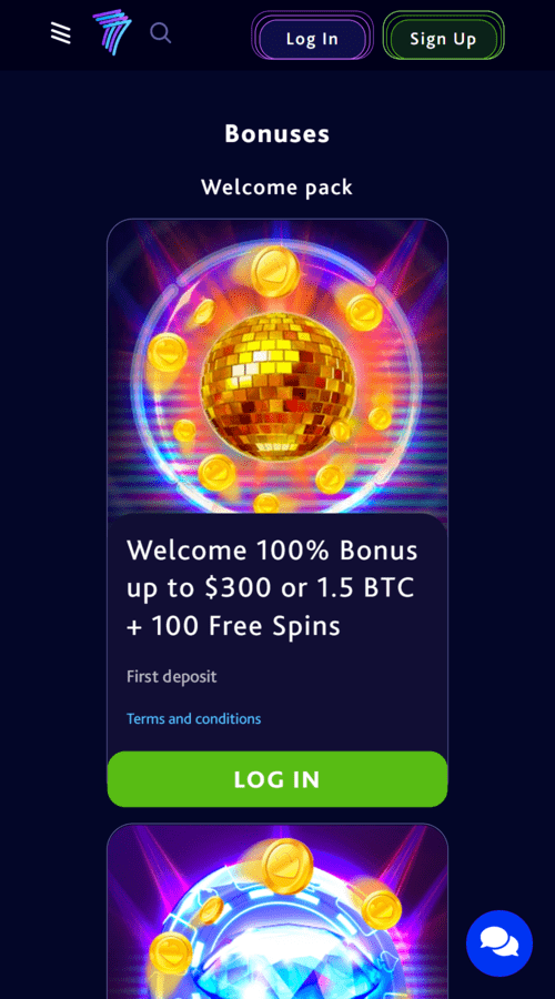 7bit Casino apk bonuses