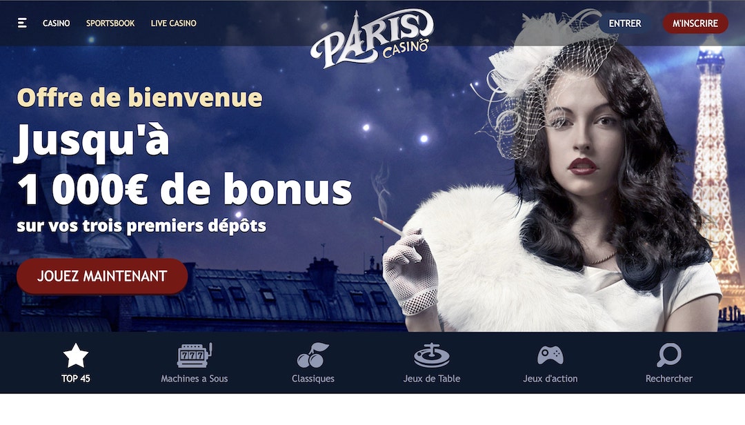 Official website of the Paris Casino